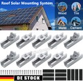 Alu Solarpanel Halterung Trapezblech Flachdach PV Montage Befestigungsschiene DE