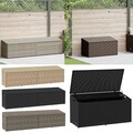 Polyrattan Auflagenbox Kissenbox Gartenbox Gartentruhe Aufbewahrungsbox Neu