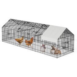 Hühnerstall Freilaufgehege Hasengehege verzinktem Hühnerhaus Geflügelstall