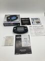 Nintendo Game Boy Advance Schwarz Handheld Spielkonsole OVP Rarität CIB GUT