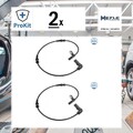 2x Meyle Sensor, Raddrehzahl Vorne, Links, Rechts für Mercedes-Benz C-Class