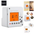 Elektronischer Timer Zeitschaltuhr, Aufputz Digital Zeitschalter mit Hintergr...