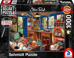 Vaters Werkstatt. 1.000 Teile | Erwachsenenpuzzle Secret | Steve Read | Deutsch