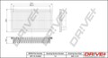 Dr!ve+ Luftfilter DP1110.10.0633 passend für FIAT SUZUKI