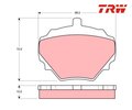 Bremsbelagsatz, Scheibenbremse TRW GDB974 für Land Rover MG