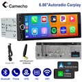 6.86" Autoradio Bluetooth 1 DIN MP5 Wireless Apple Carplay Android Auto SWC USB