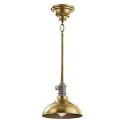 Design Deckenleuchte in Messing Industrial Look Metall SINO Lampe Küche Esstisch
