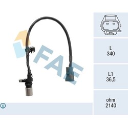 1x ORIGINAL® Fae Impulsgeber, Kurbelwelle für Toyota RAV 4 II RAV 4 I PREVIA