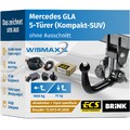 ANHÄNGERKUPPLUNG für Mercedes GLA 13-20 vert. abnehmbar BRINK +13pol E-Satz ECS
