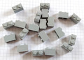 20 Stück Lego 1x2 brick 3004 light bluish gray Basisstein Baustein, neu hellgrau