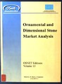 Ornamental and Dimensional Stone Market Analysis, Part A: Overview of the Intern