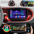 Für Smart Fortwo Forfour 453 Low End 2+64G Autoradio Android 14 Carplay Navi RDS