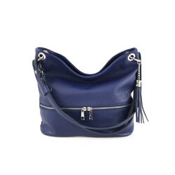 ITAL DAMEN LEDER TASCHE SHOPPER Schultertasche CROSS OVER Body Bag Umhängetasche