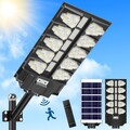 2000W LED Solar Straßenlampe mit Bewegungsmelder Straßenlaterne Solarleuchte