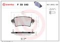 BREMBO Bremsbelagsatz Scheibenbremse PRIME P 59 040 für RENAULT NISSAN OPEL X70