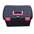 Pferde Putzkoffer Putzkiste Putzbox Putzkasten schwarz pink Pferdereinigung NEU