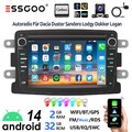 Android 14 32G Carplay Autoradio RDS Navi Kamera Für Renault Dacia Duster Dokker