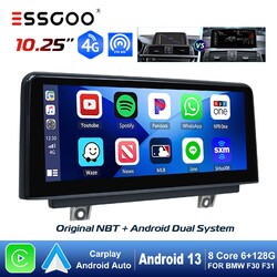 Android 14 Autoradio CarPlay GPS Cam 8Core 6+128G für BMW F30 F31 F34 32 F36 NBT