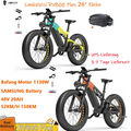 Lankeleisi RV800 Plus E-MTB 26 Zoll E Mountainbike Elektrofahrrad 750W Fat Ebike