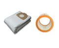 10 Staubsaugerbeutel + 1 auswaschbarer Filter für Flex VC 21 L MC  Filtersäcke