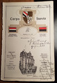 Corps Suevia Straßburg - Wappen Zirkel Haus - um 1910 / Tafel Studentika