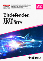 Bitdefender Total Security 2025 10-Geräte / 1,5-Jahre - (ESD) / KEY