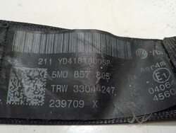 5M0857805 sicherheitsgurt hinten links für VOLKSWAGEN GOLF PLUS (5M1) 813758