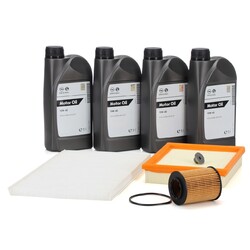 Filterset 3-tlg + 4L ORIGINAL 10W40 Motoröl für OPEL CORSA B 1.0i 12V 1.2i 16V