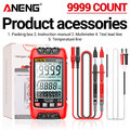 9999 Counts Digital Multimeter Messgerät Strommesser AC DC Voltmeter Amperemeter