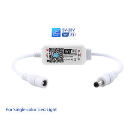 12V 24V Wifi Dimmer Controller Led Streifen Lichter Controller App für Echo Alex