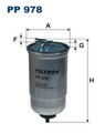 FILTRON Kraftstofffilter PP 978 für HONDA