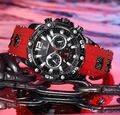 POEDAGAR 912 Herren Quarzuhr Chronograph Fashion Edelstahl mit Datum Luxusuhr