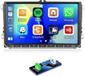 9" 1+32GB Autoradio Android 13 Apple Carplay GPS Für VW Golf Passat Touran Polo