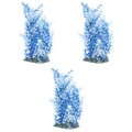 Set of 3 Aquarium Deko Pflanzen Aquarien Künstliche Wasserpflanzen
