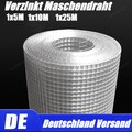 Maschendraht Gitter Draht Wühlmausgitter Verzinkt Volierendraht Drahtzaun 12,5mm
