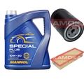 KAMOKA Inspektionspaket MANNOL Special Plus 10W-30 5L für VW Caddy I 1.6 D