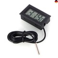 ARCELI Digital LCD Thermometer Temperaturüberwachung mit externer Sonde für K