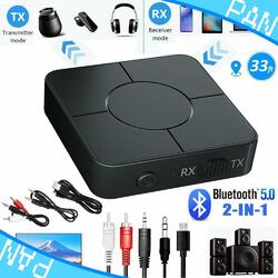 Bluetooth 5.0 Transmitter Empfänger Audio Musik Stereo Sender Receiver Adapter