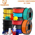 【Kaufe 4 Zahl 3】TECBEARS PETG PLA Matt PLA+ SILK 1,75mm 3D Drucker Filament ASA