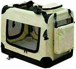 Faltbar Hundebox Hundetransportbox Transportbox Reisebox Auto Hunde Katze Box