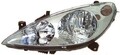 Scheinwerfer links für Peugeot 307 2000-2005 H1 H7 + LWR Stellmotor Halogen