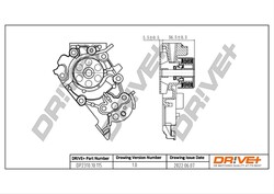 Wasserpumpe Motorkühlung Dr!ve+ DP2310.10.115 für RENAULT CLIO 3 BR0 CR0 KR0 2 4