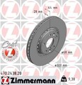 2x ZIMMERMANN Coat Z 470.2438.20 Bremsscheiben Vorne 320mm