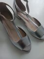 andrea conti SLINGPUMPS  SILBER Gr.36 NEU