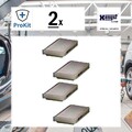 2x ORIGINAL® Hengst Filter Filter, Innenraumluft für Mercedes-Benz E-Class
