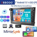 KAM Carplay Android 13 GPS Navi WIFI DAB Für Opel Astra H Corsa C/D Zafira B 32G