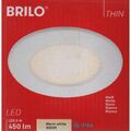 Briloner LED Einbauleuchte in Weiß als Set | IP44 6W 450LM 3000K Ø11,5CM