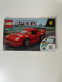 Lego Speed Champions 75890: Ferrari F40 Competizione nur Bedienungsanleitung