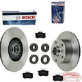 BOSCH Bremsscheiben + Beläge + Radlager + ABS Ringe HINTEN Audi A4 B5 