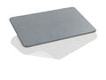 WENKO Bade Matte Teppich Vorleger Dusche WC 60 x 39 cm Simi Grau rutsch sicher